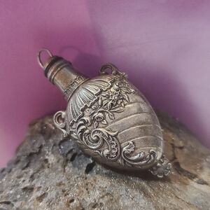 VTG ART NOUVEAU AMPHORA SCENT BOTTLE FOR CHATELAINE
